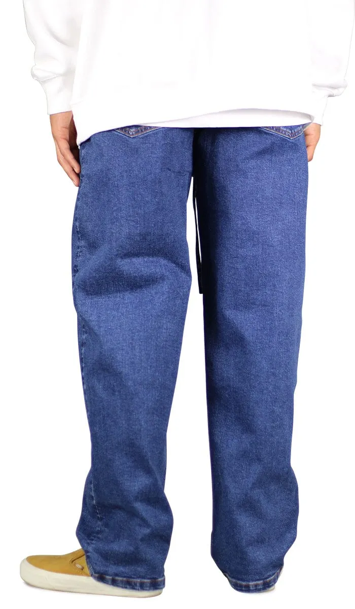Blue Pleated Wide Jeans sold by Hyper Denim product image thumbnail 4