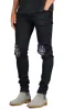 Jet Black Studded Jeans sold by Hyper Denim