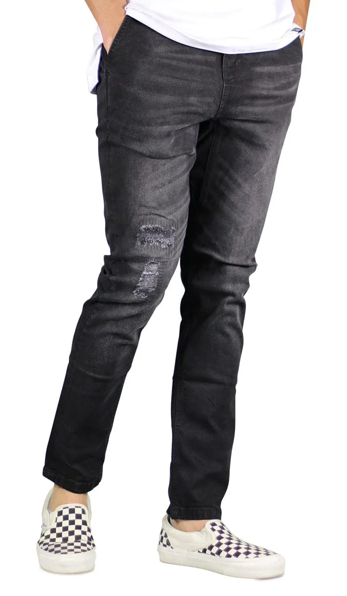 Black Skater Jeans sold by Hyper Denim product image thumbnail 5