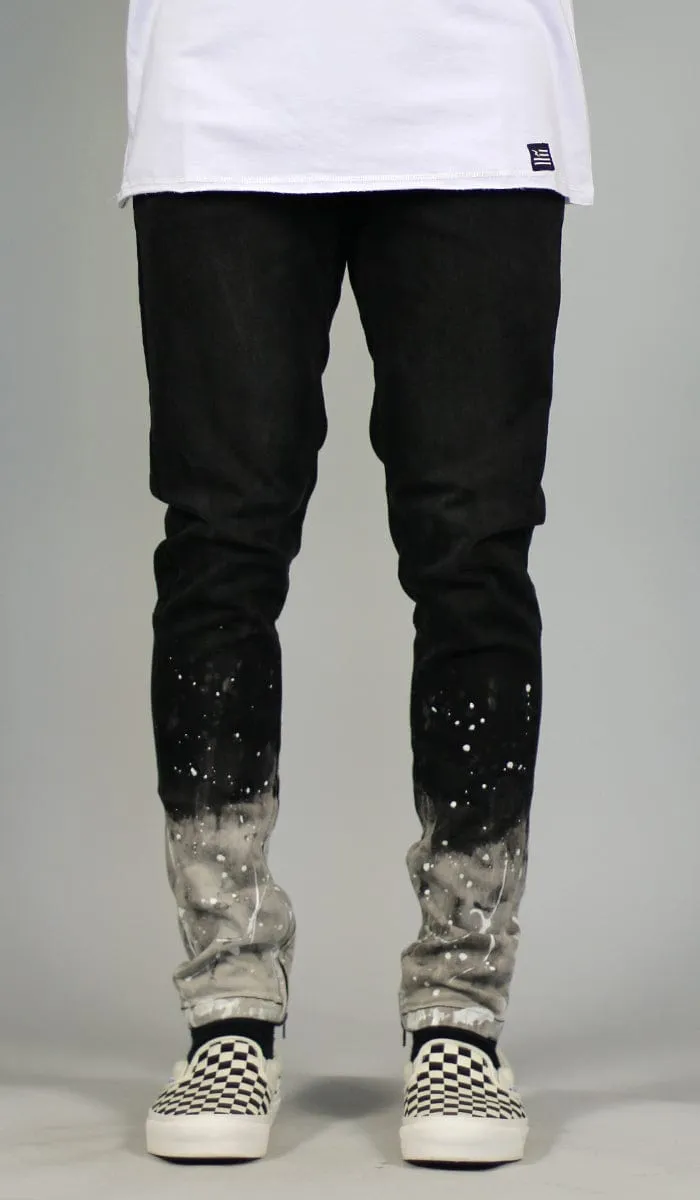 Flame Black Zipper Jean sold by Hyper Denim product image thumbnail 5