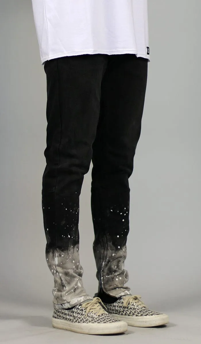 Flame Black Zipper Jean sold by Hyper Denim product image thumbnail 2