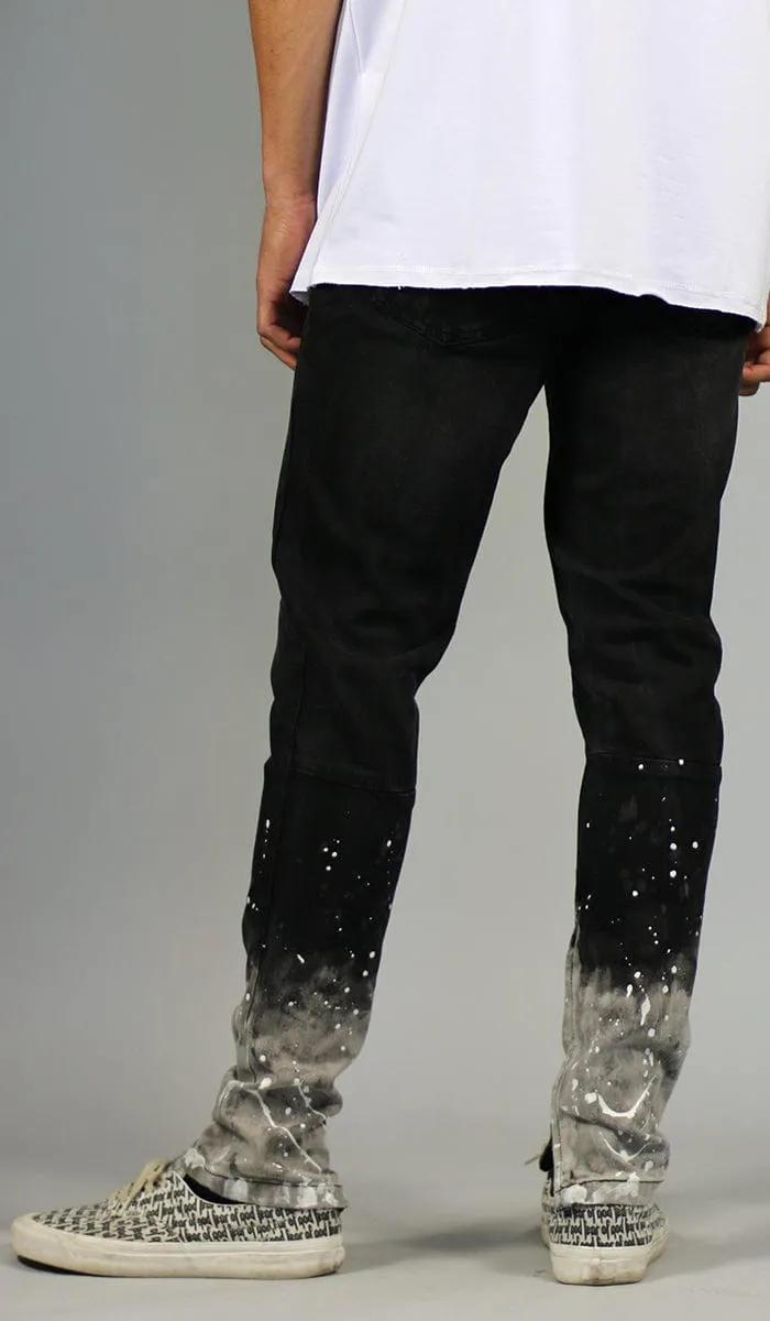 Flame Black Zipper Jean sold by Hyper Denim product image thumbnail 4