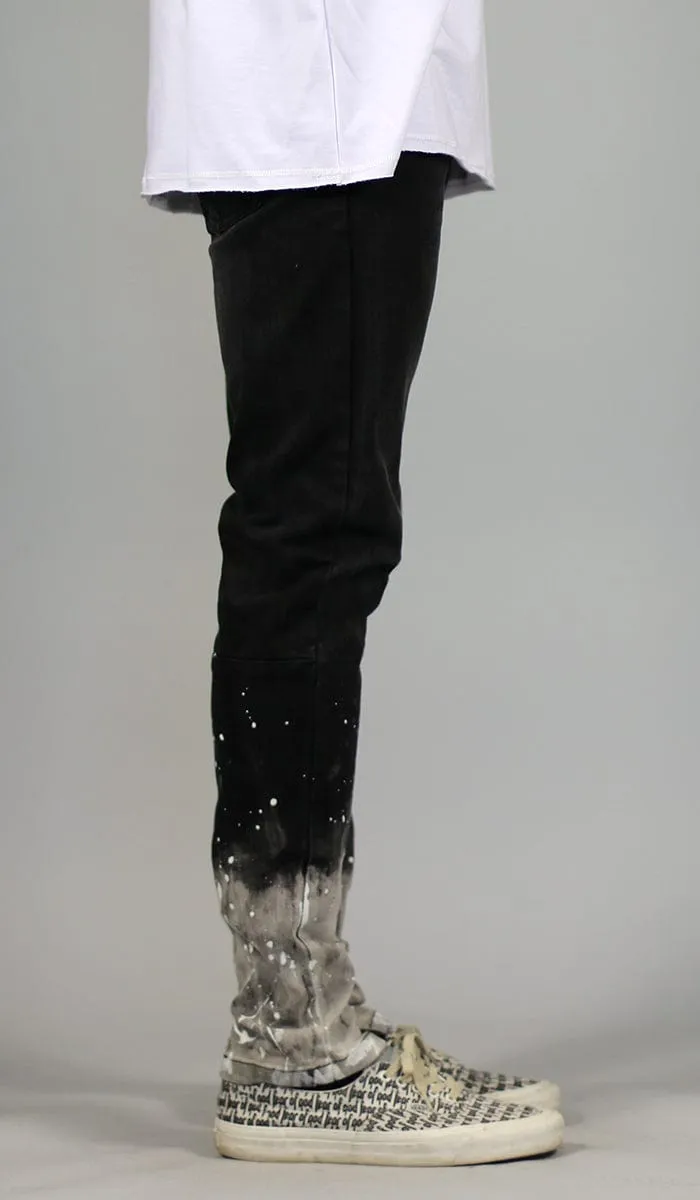 Flame Black Zipper Jean sold by Hyper Denim product image thumbnail 3
