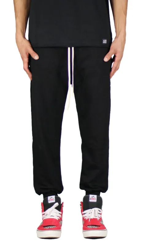 Black LAX Lounge Joggers sold by Hyper Denim