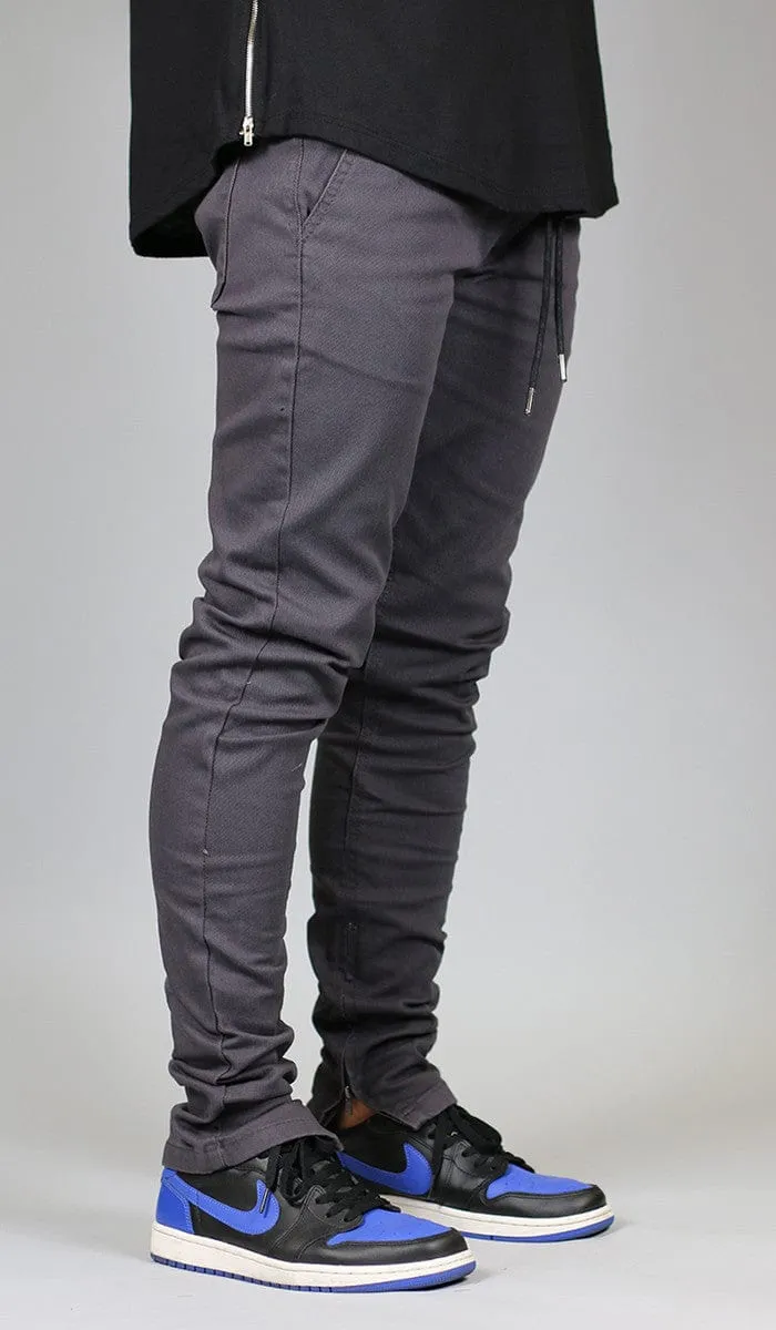 Charcoal Zipper Pants sold by Hyper Denim product image thumbnail 2
