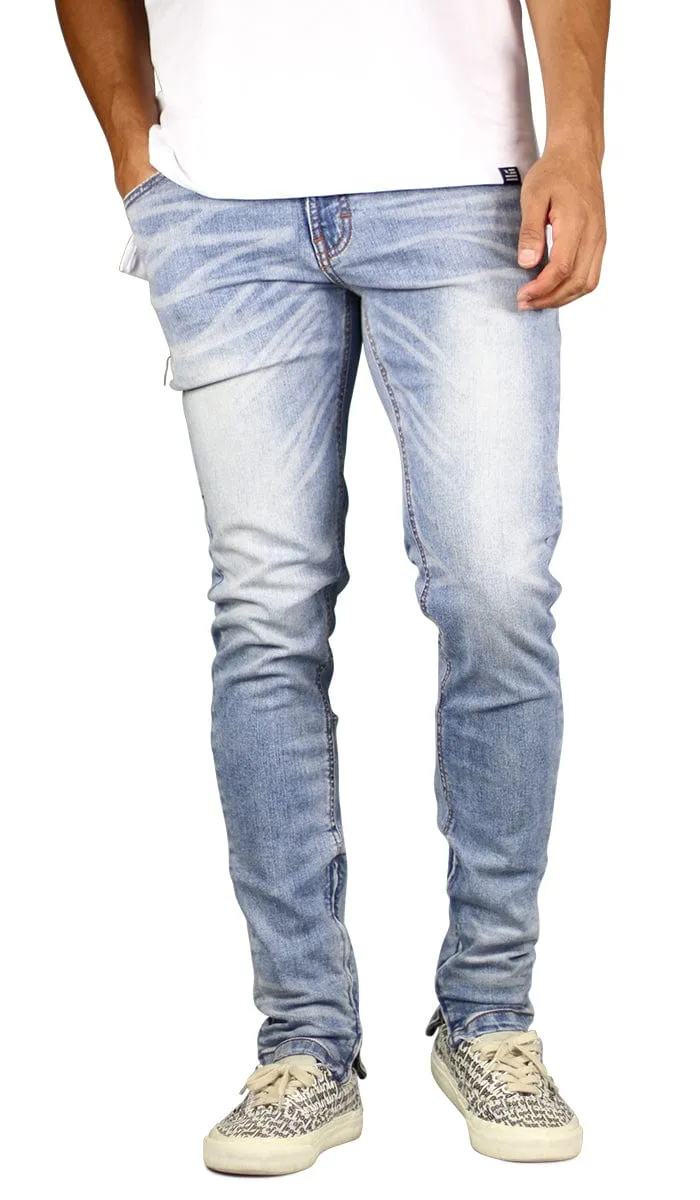 M.Blue Stack Zipper Jeans sold by Hyper Denim product image thumbnail 5