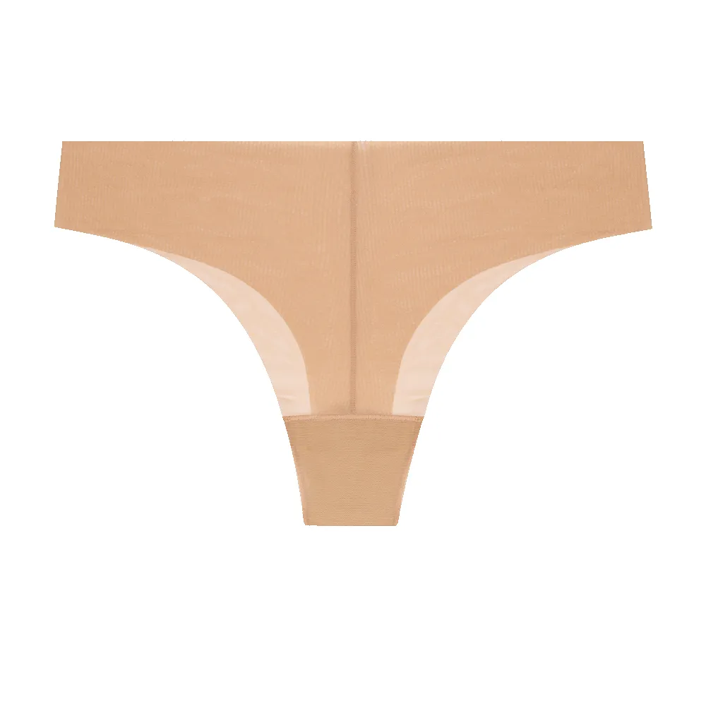 Caramel Invisible Thong sold by Nakey product image thumbnail 2