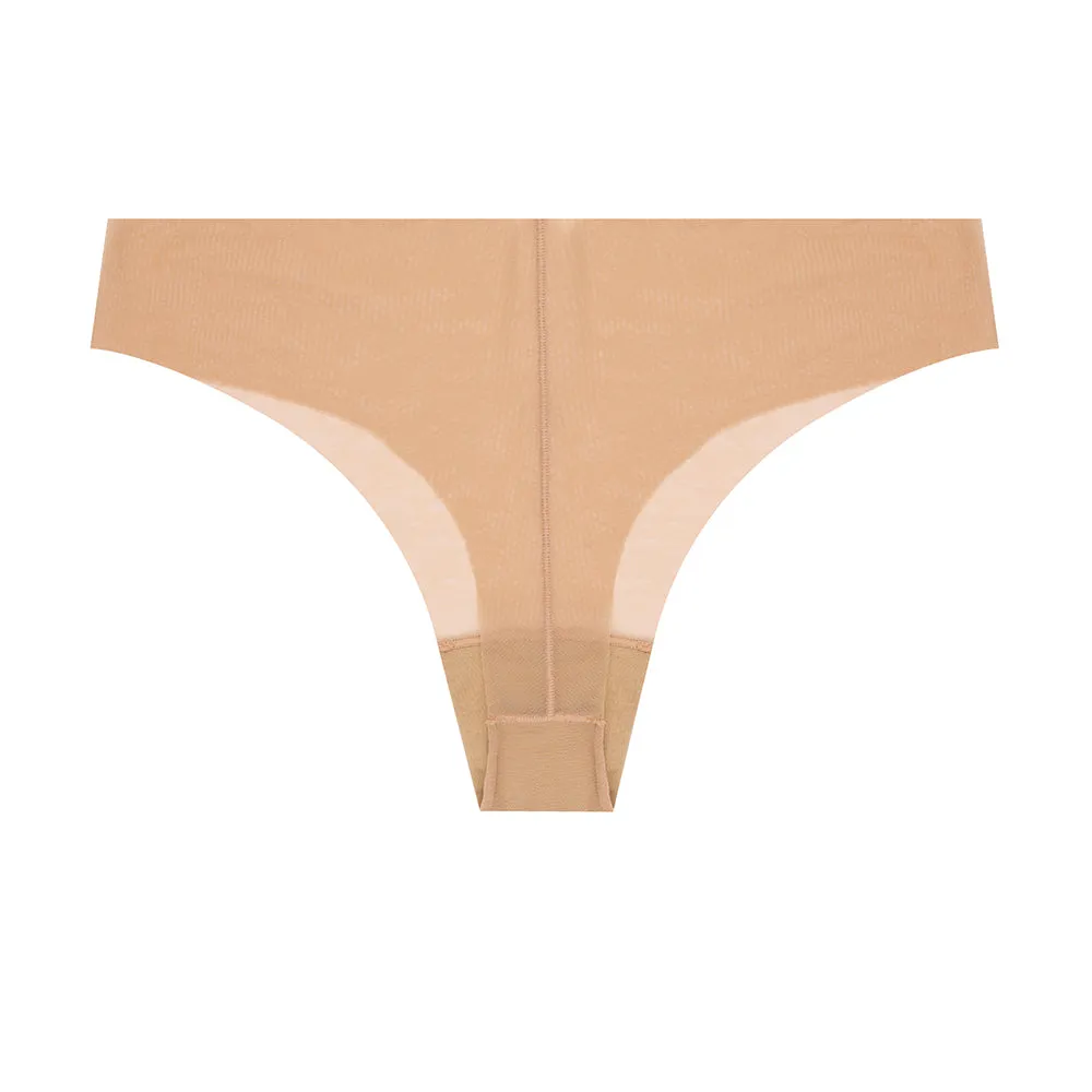 Caramel Invisible Thong sold by Nakey product image thumbnail 3
