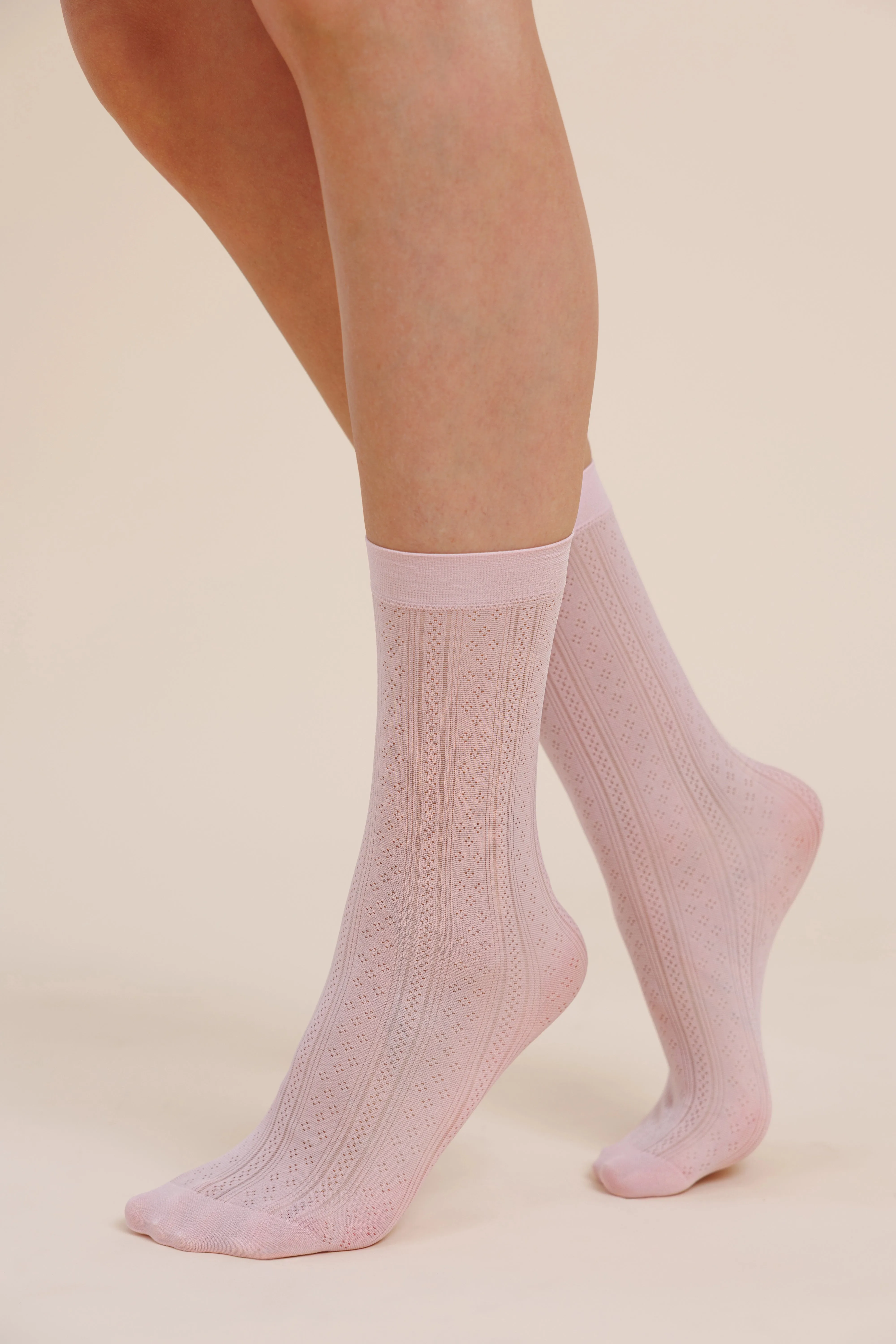 Pointelle Mid-Calf Socks sold by Noosh product image thumbnail 4