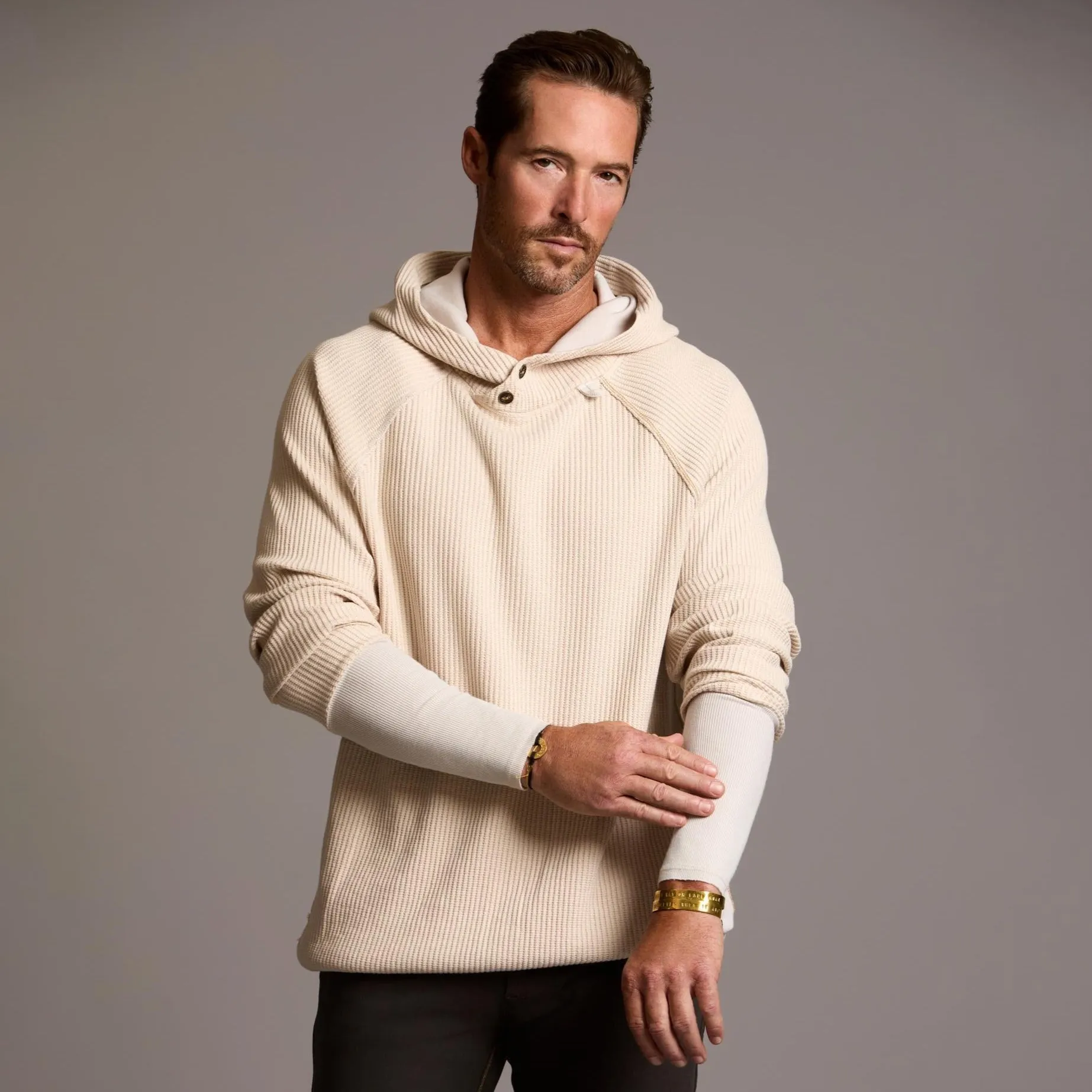 Oversized Waffle Pullover sold by One Golden Thread product image thumbnail 4