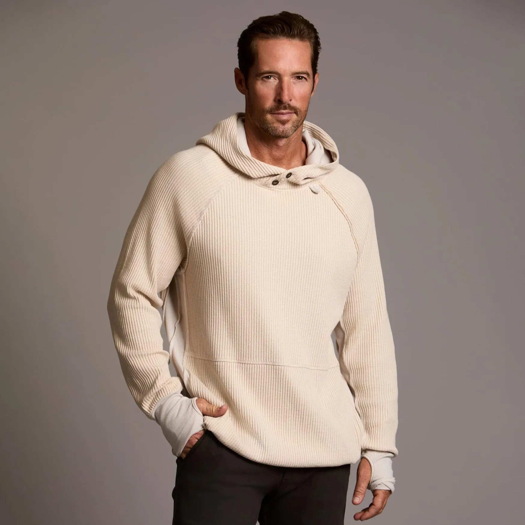 Oversized Waffle Pullover sold by One Golden Thread product image thumbnail 3