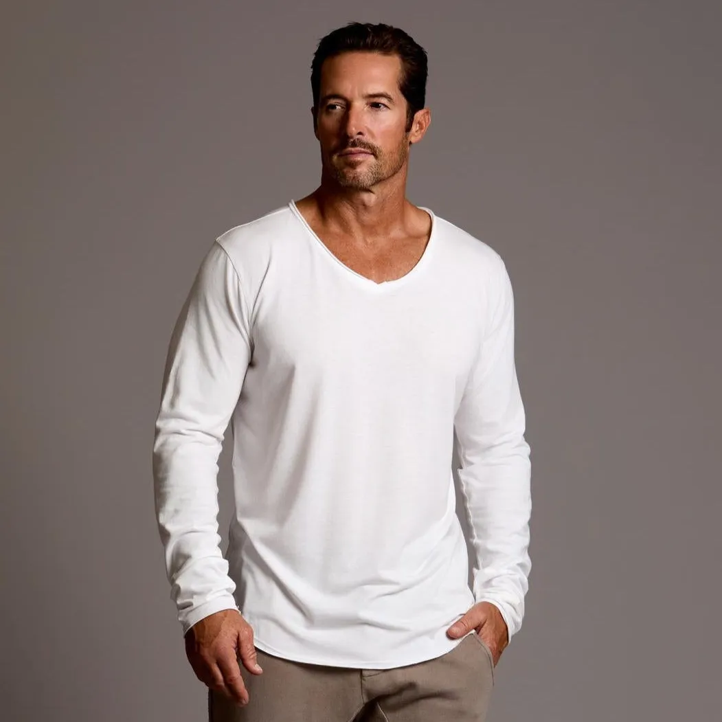 LONG SLEEVE V NECK SHIRT sold by One Golden Thread product image thumbnail 3