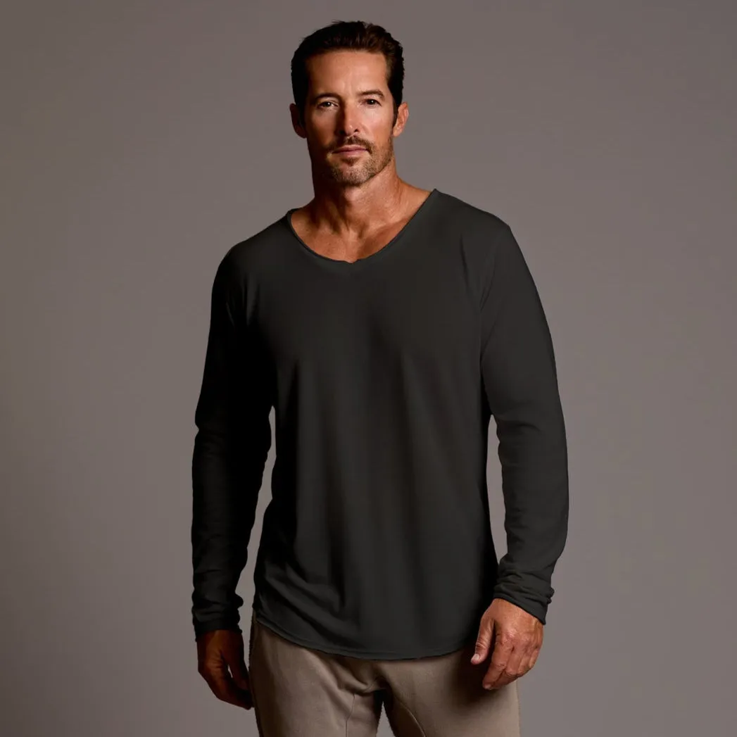LONG SLEEVE V NECK SHIRT sold by One Golden Thread product image thumbnail 5