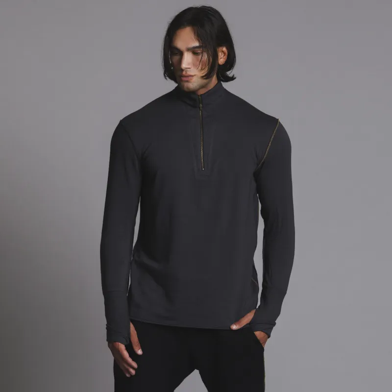 PLUSH ZIP & ROLL PULLOVER sold by One Golden Thread