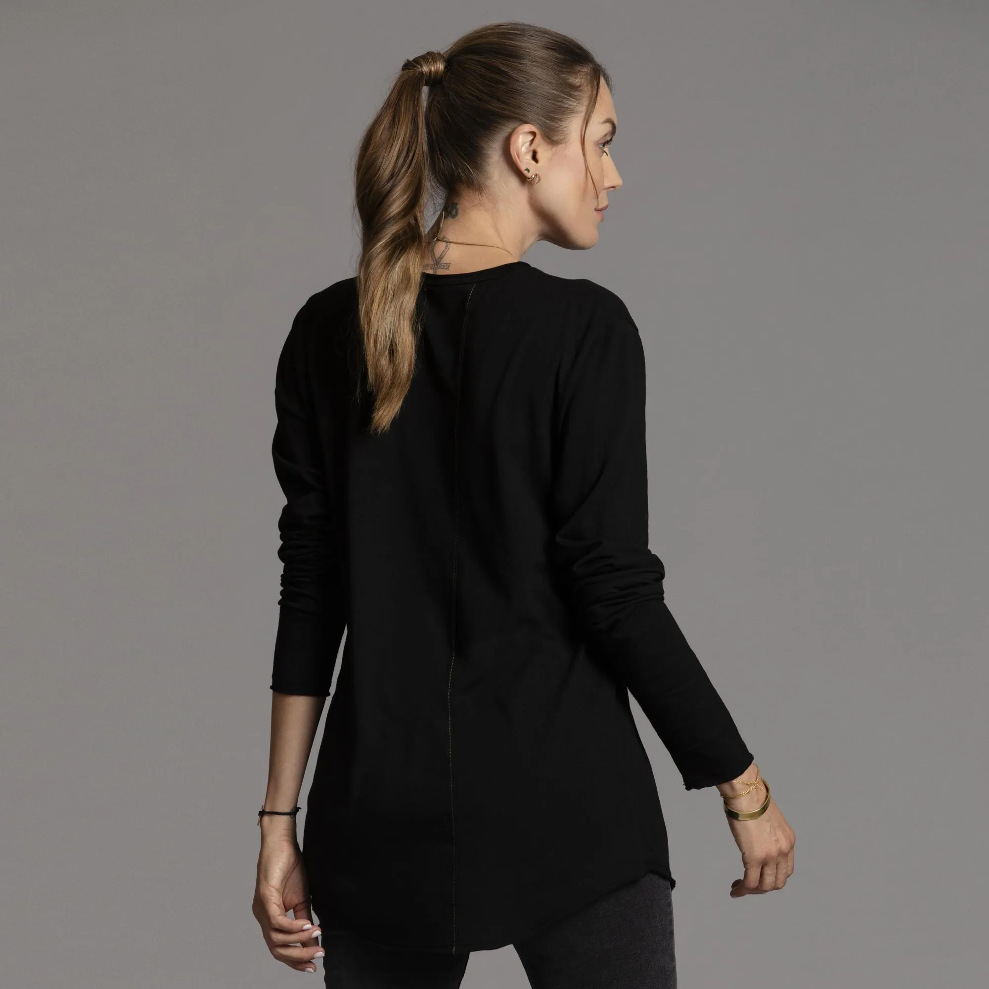 DIVINE LONG SLEEVE CREW SHIRT sold by One Golden Thread product image thumbnail 2