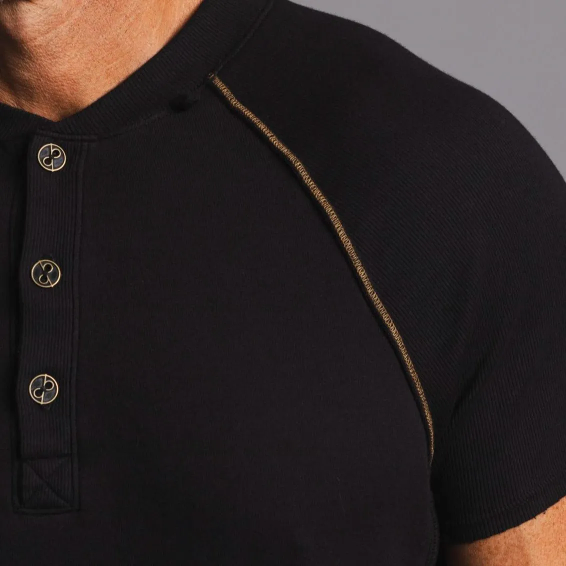 Short Sleeve Henley sold by One Golden Thread product image thumbnail 4