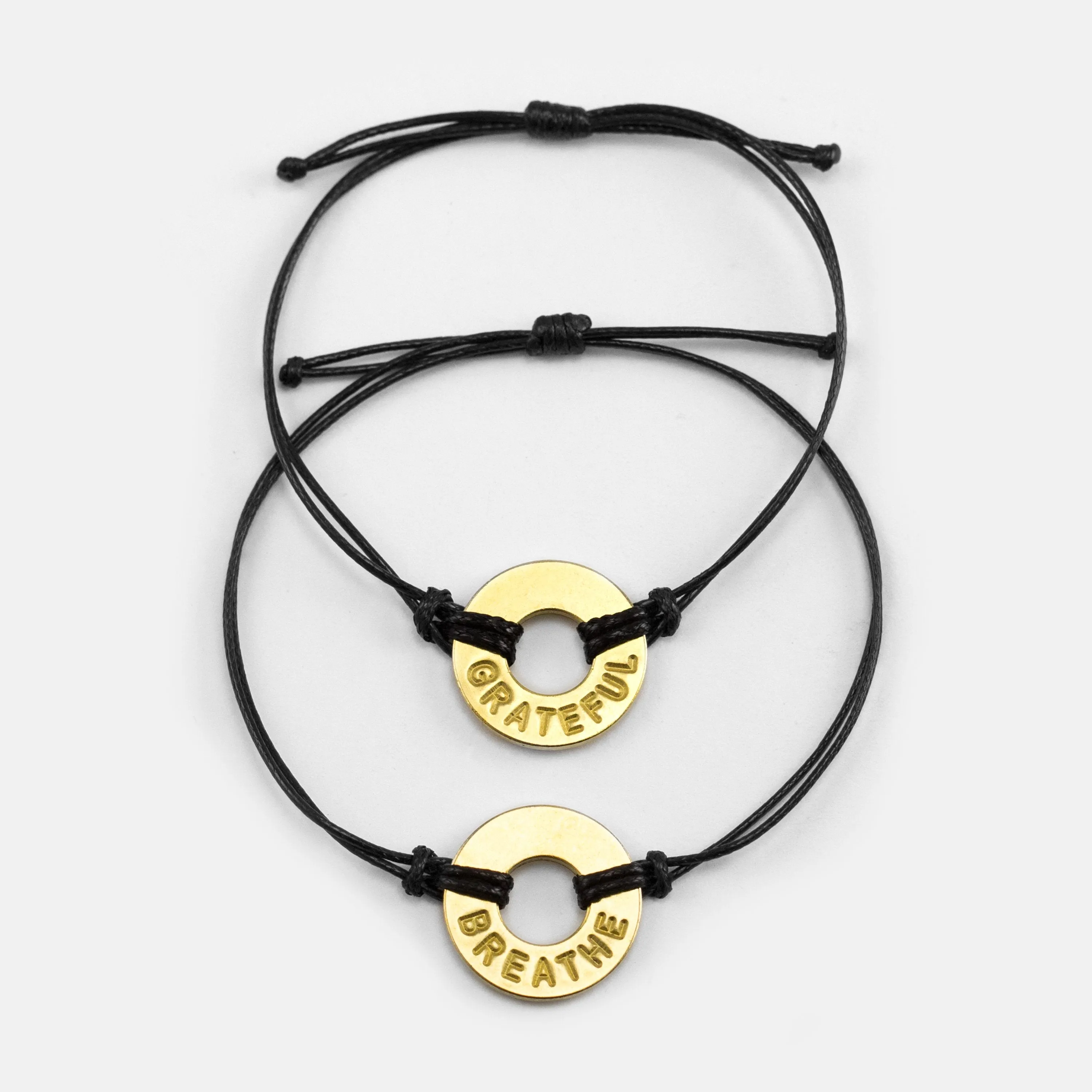 MyIntent BREATHE & GRATEFUL Classic Bracelet sold by One Golden Thread