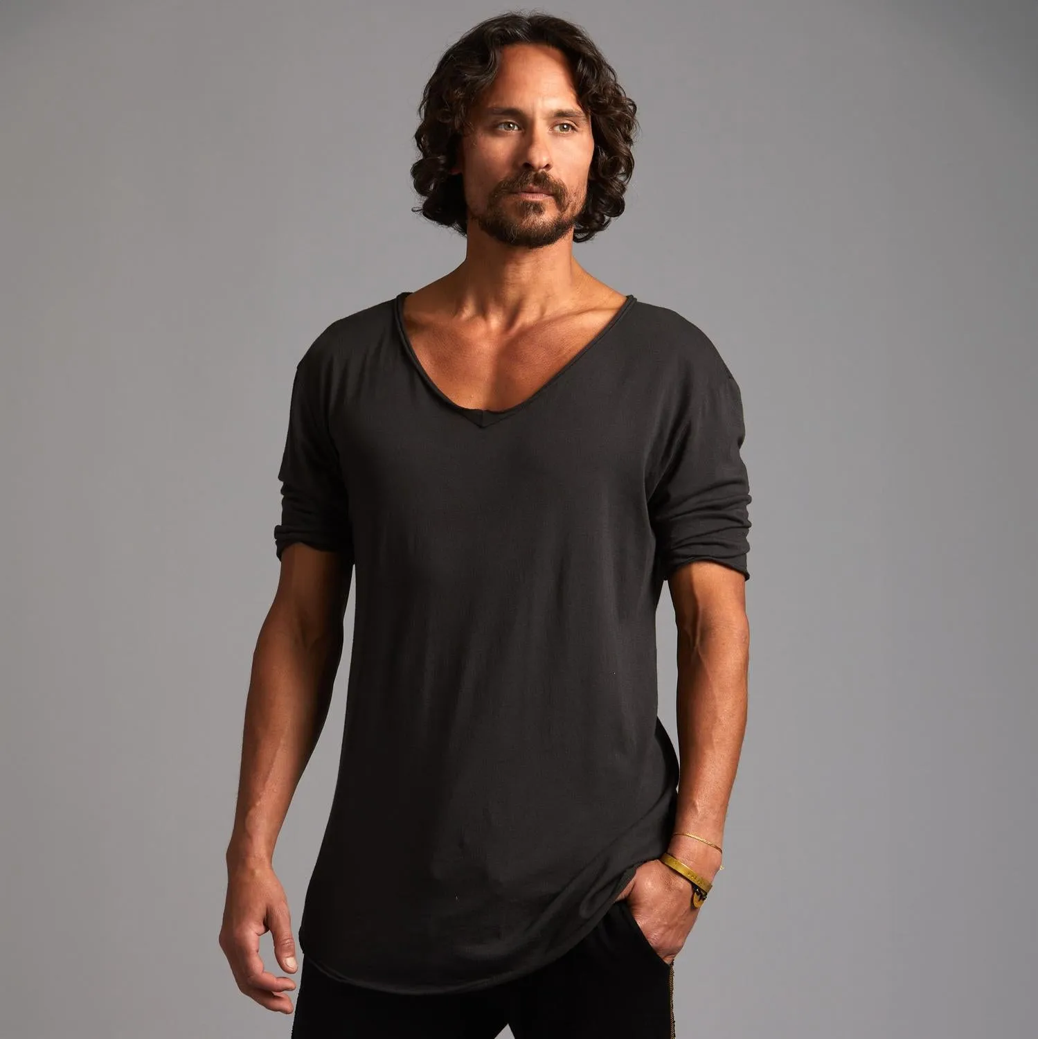 V NECK TREE SHIRT sold by One Golden Thread product image thumbnail 2