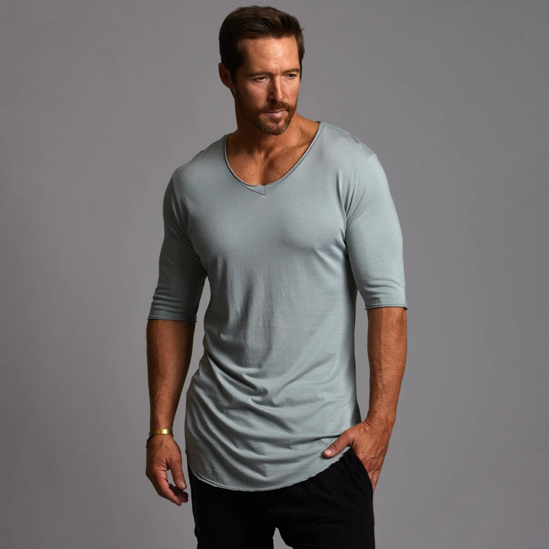 V NECK TREE SHIRT sold by One Golden Thread product image thumbnail 3