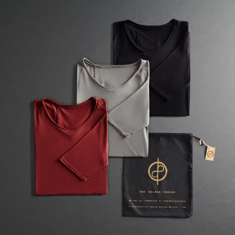 THE V NECK TREE SHIRT - SET OF 3 sold by One Golden Thread
