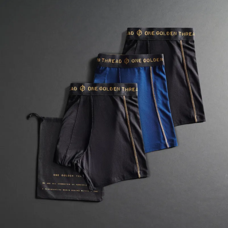 THE UNDERS SET OF 3 - ROYAL BLUE MIX sold by One Golden Thread