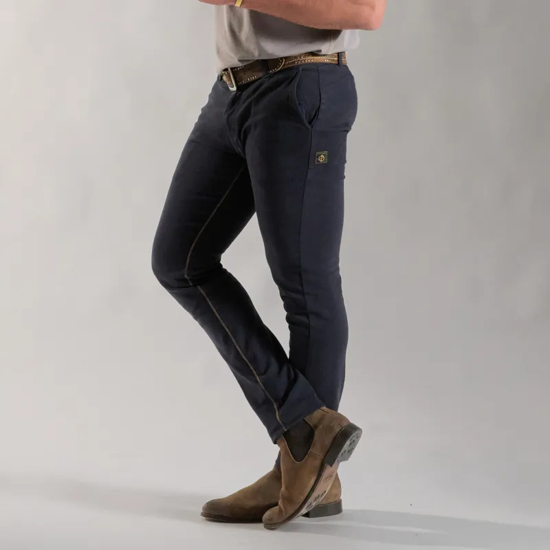 THE ELEMENTAL PANT / CHARCOAL BLUE sold by One Golden Thread