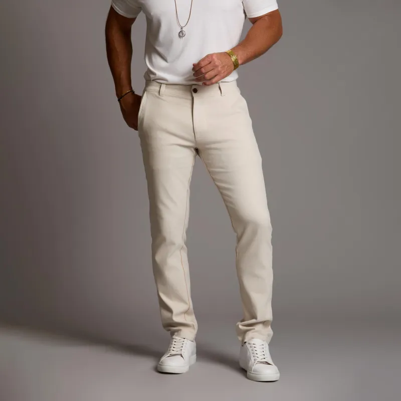THE ELEMENTAL PANT / WHITE STONE sold by One Golden Thread