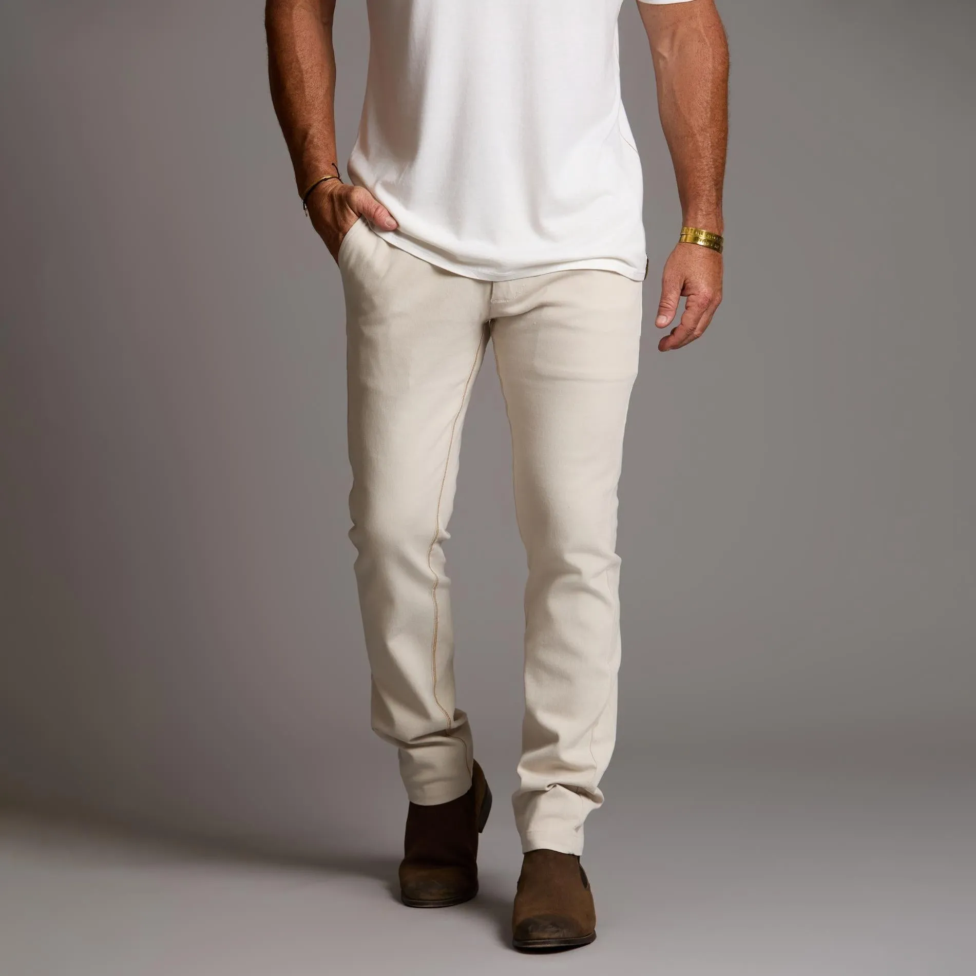 THE ELEMENTAL PANT / WHITE STONE sold by One Golden Thread product image thumbnail 3