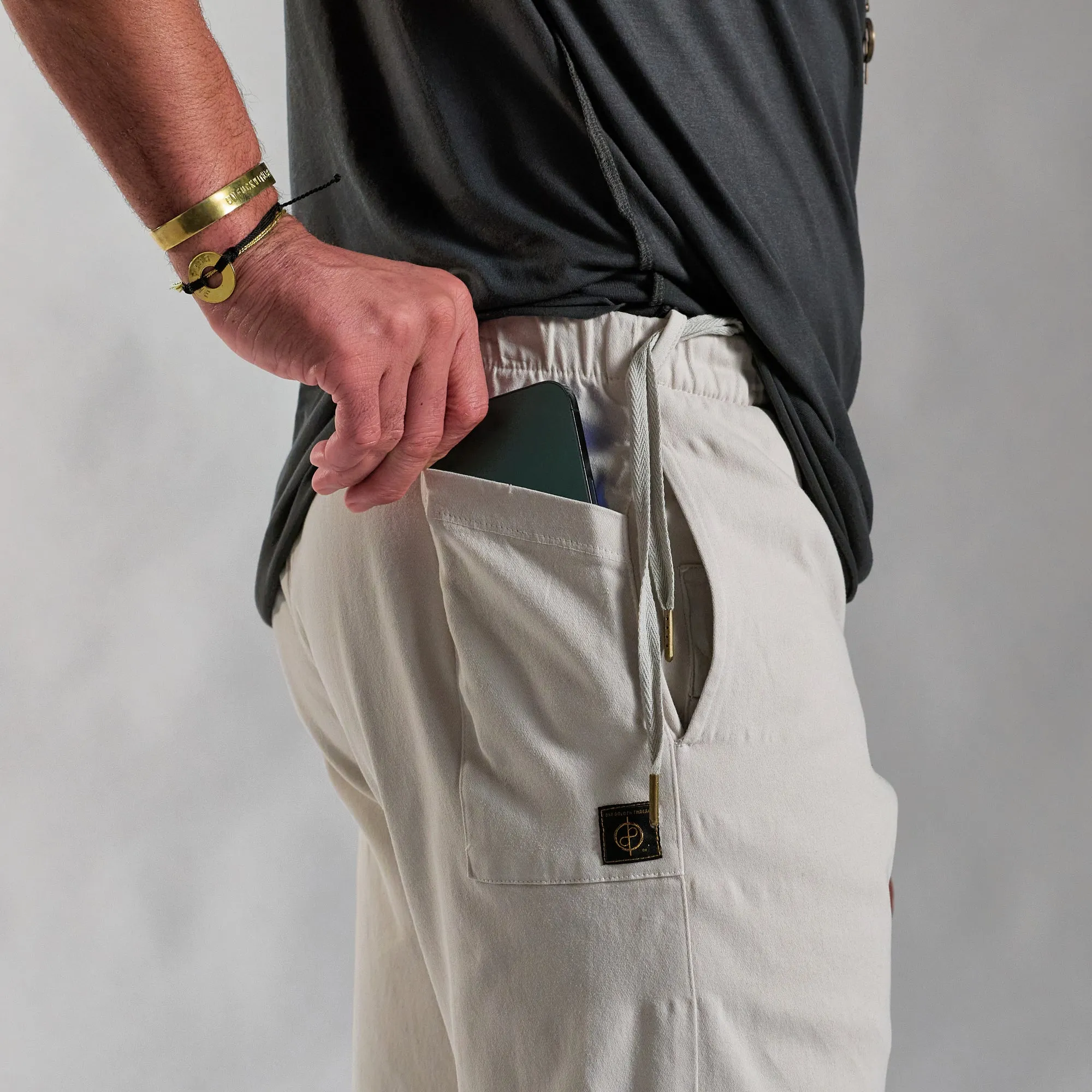 THE EASE PANT / WHITE STONE sold by One Golden Thread product image thumbnail 5