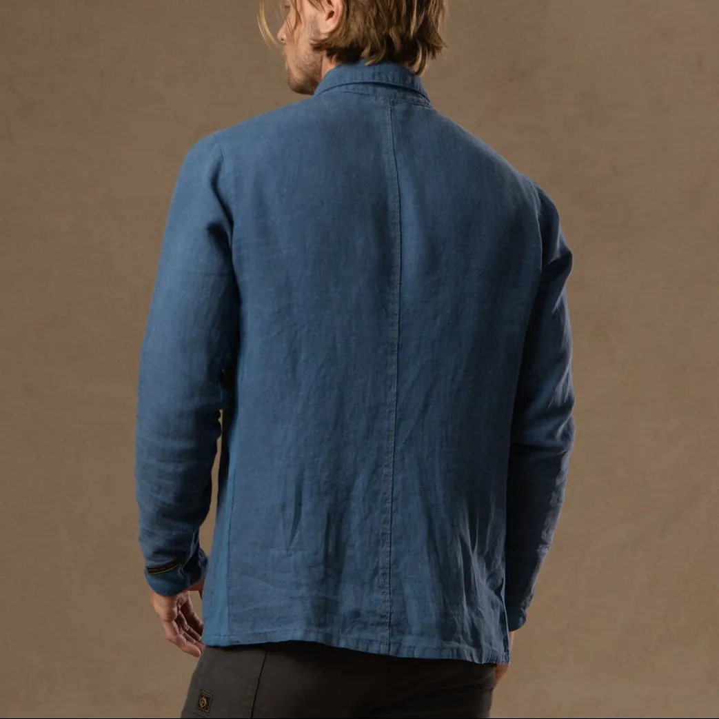 AER LINEN SHIRT / INDIGO TIDE sold by One Golden Thread product image thumbnail 2