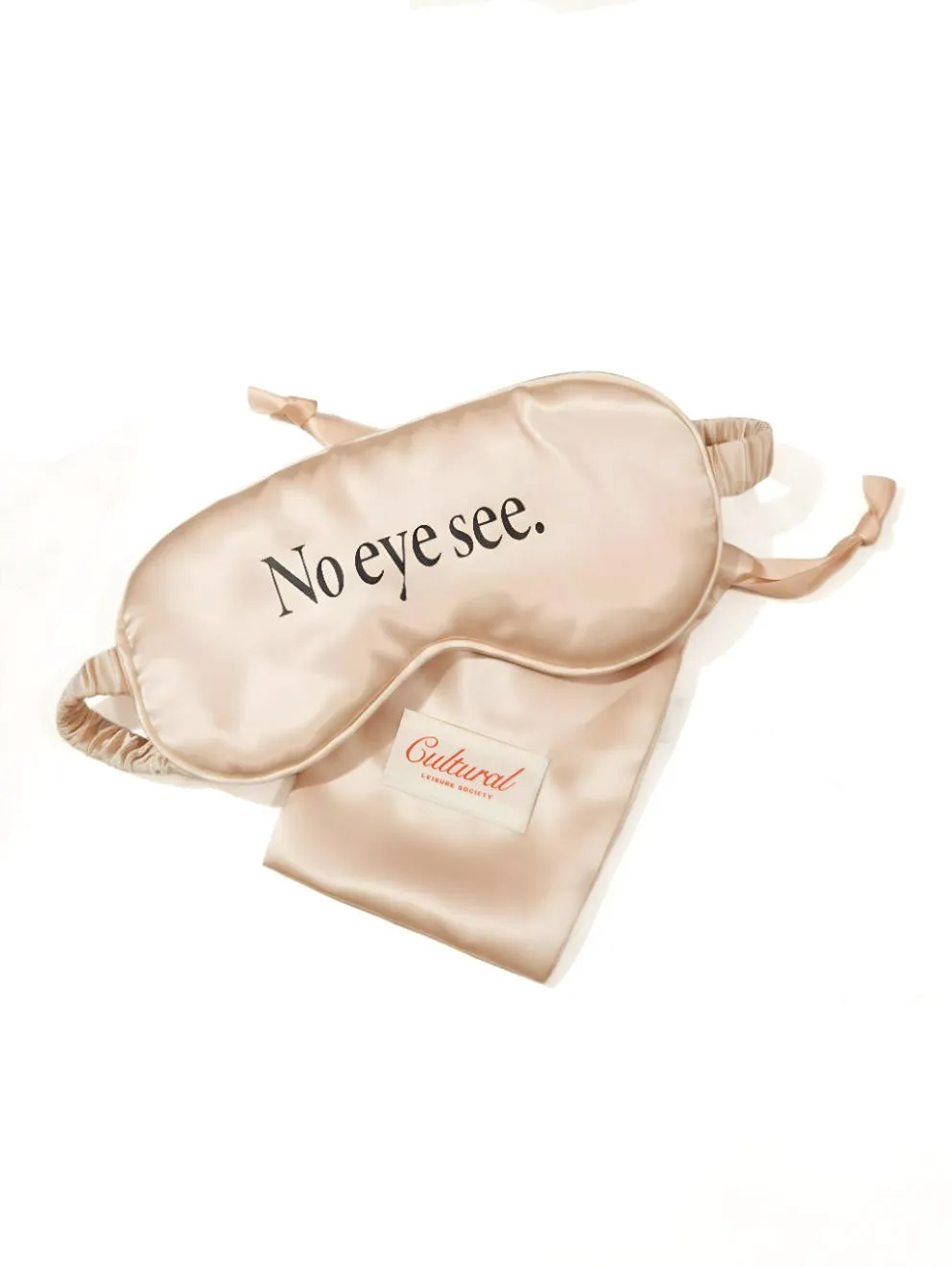 No Eye See • Sleep Eye Mask Beige sold by Matter Matters