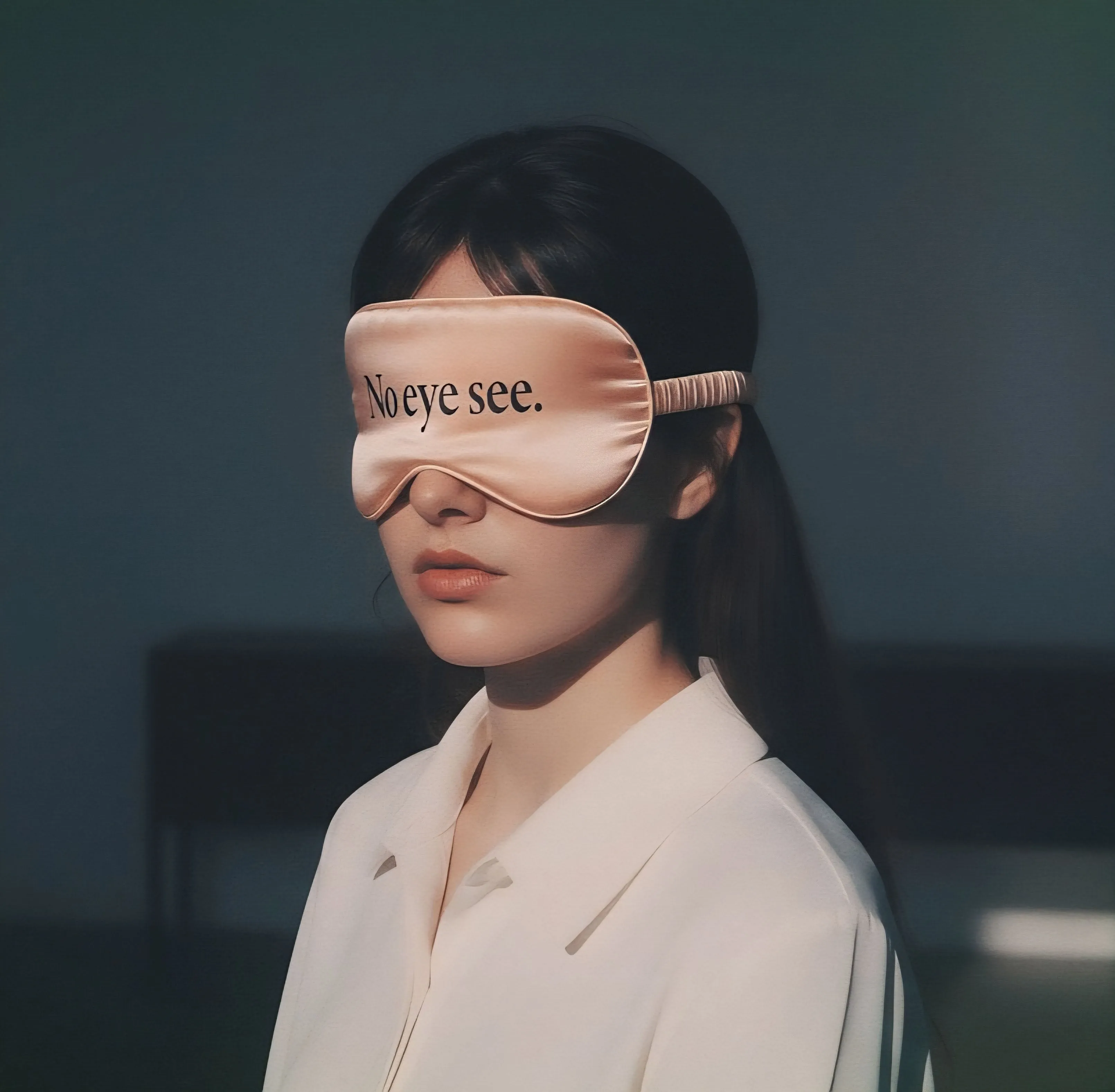 No Eye See • Sleep Eye Mask Beige sold by Matter Matters product image thumbnail 3