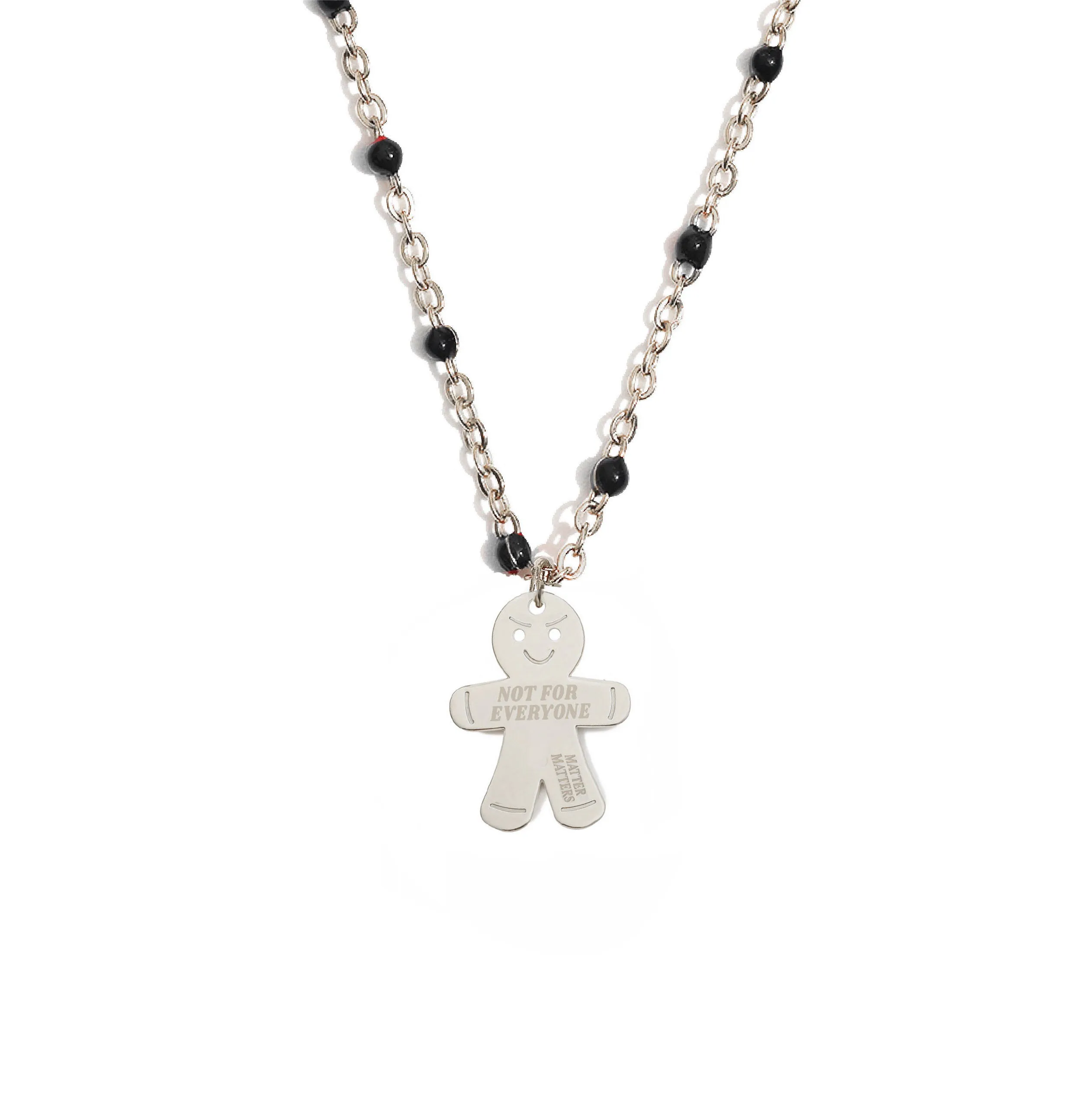 Not Anyone's Gingerbread Man Necklace • Steel sold by Matter Matters product image thumbnail 2