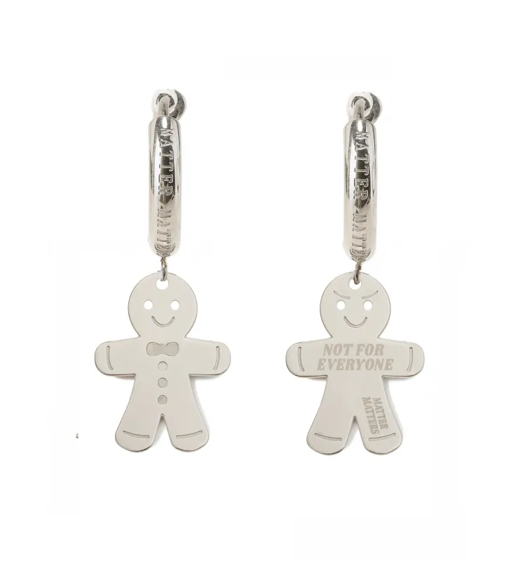 Not Anyone's Gingerbread Man Hoops • steel sold by Matter Matters