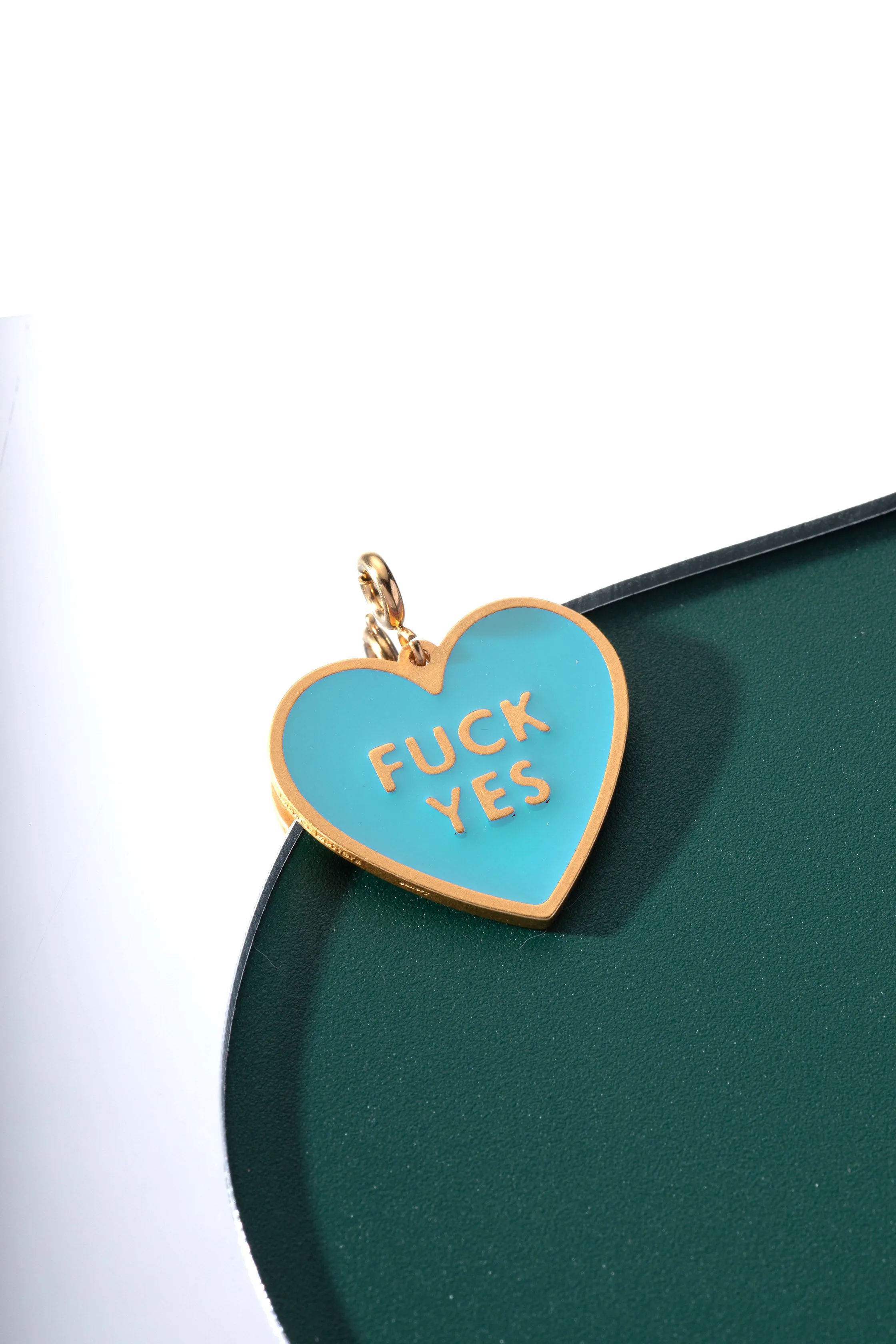 Fuck Yes Necklace • Cyan sold by Matter Matters product image thumbnail 3