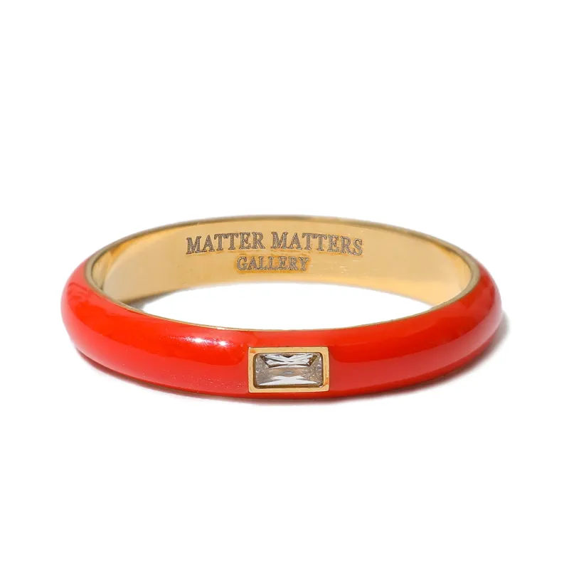 Bling Ring • Red Enamel sold by Matter Matters