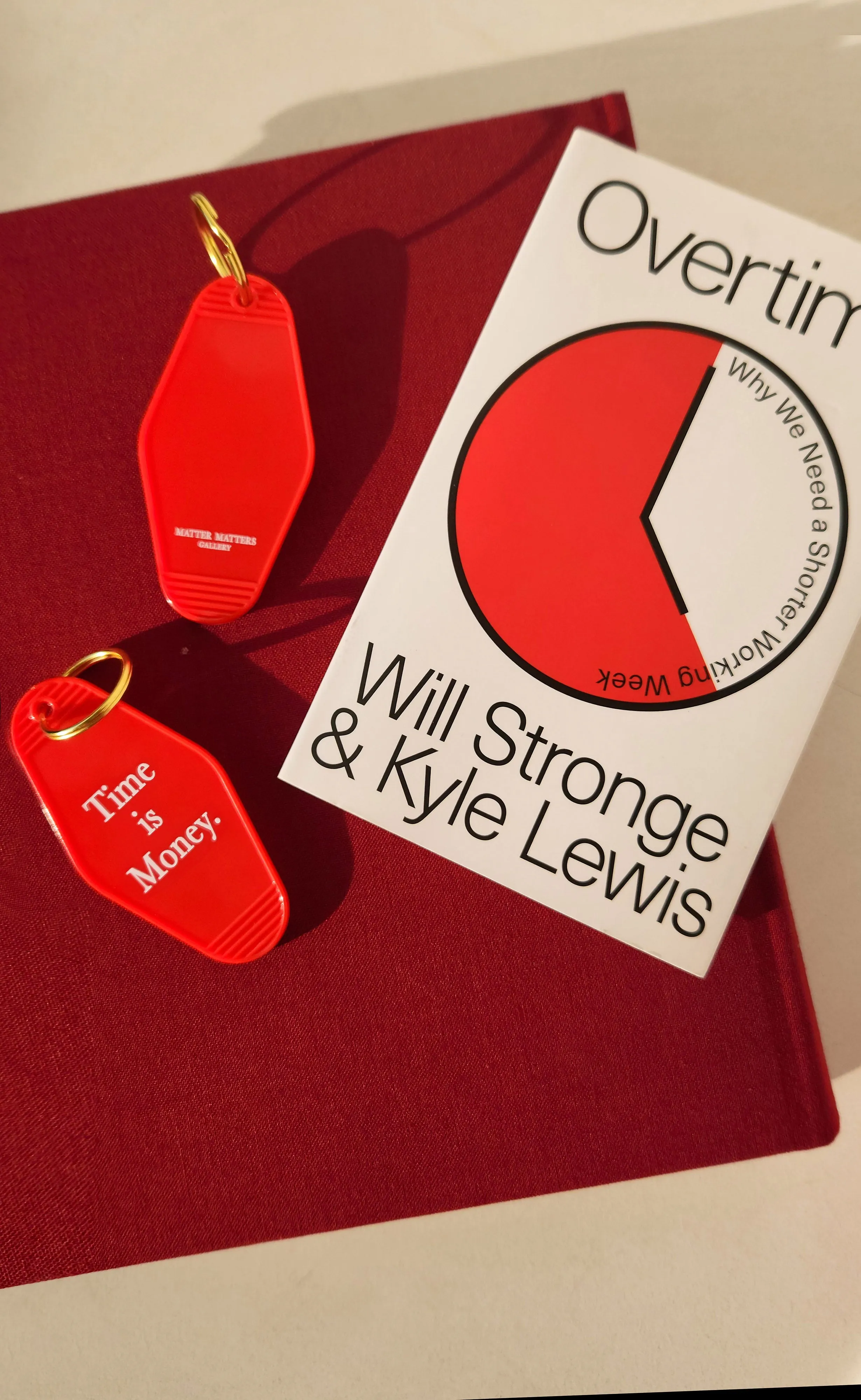 MMG Keyring • Red • Time is Money. sold by Matter Matters product image thumbnail 3
