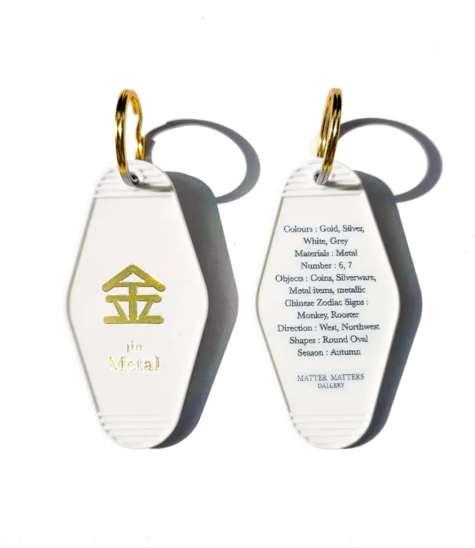 MMG Keyring • Five Elements • Metal sold by Matter Matters