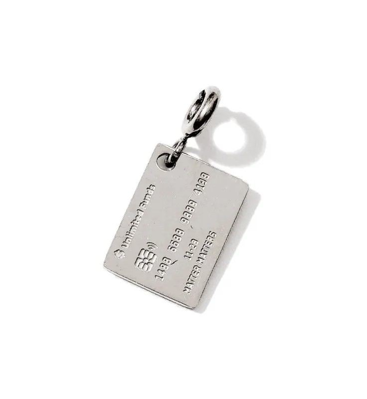 Unlimited Funds Credit Card Pendant • Steel made by Matter Matters