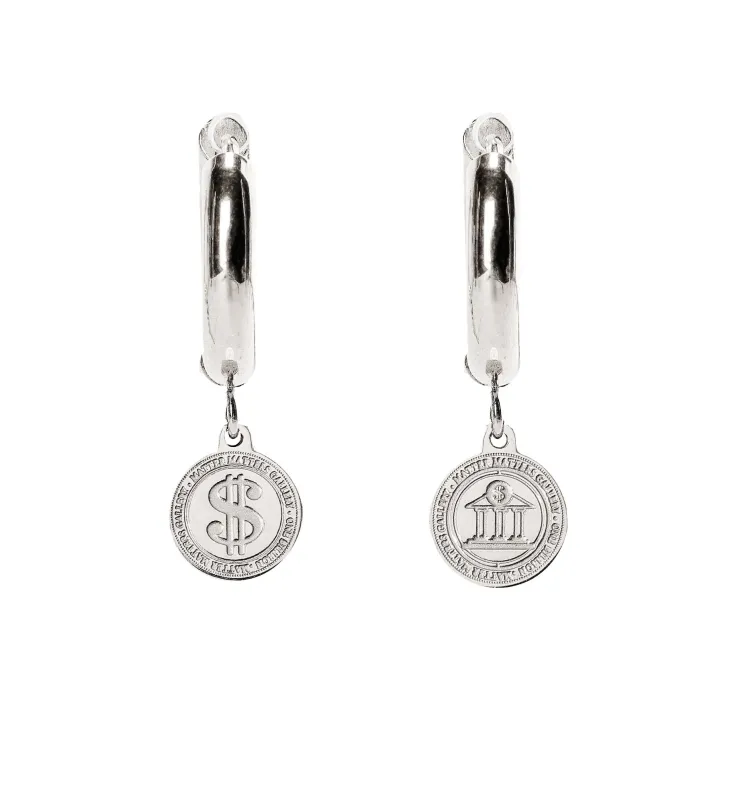 One Billion Coin Hoops • Steel sold by Matter Matters