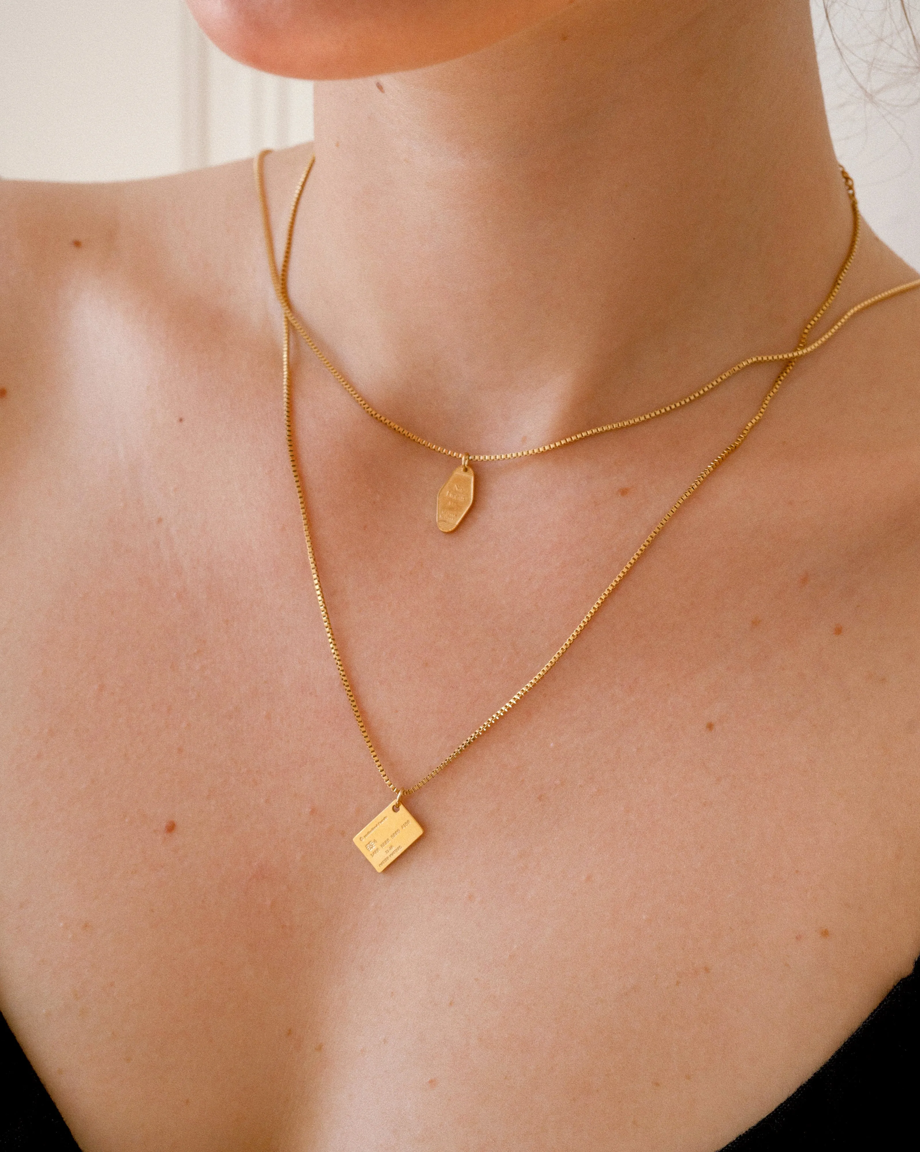 'Yes, I mean no' Key Tag Pendant • Gold sold by Matter Matters product image thumbnail 4