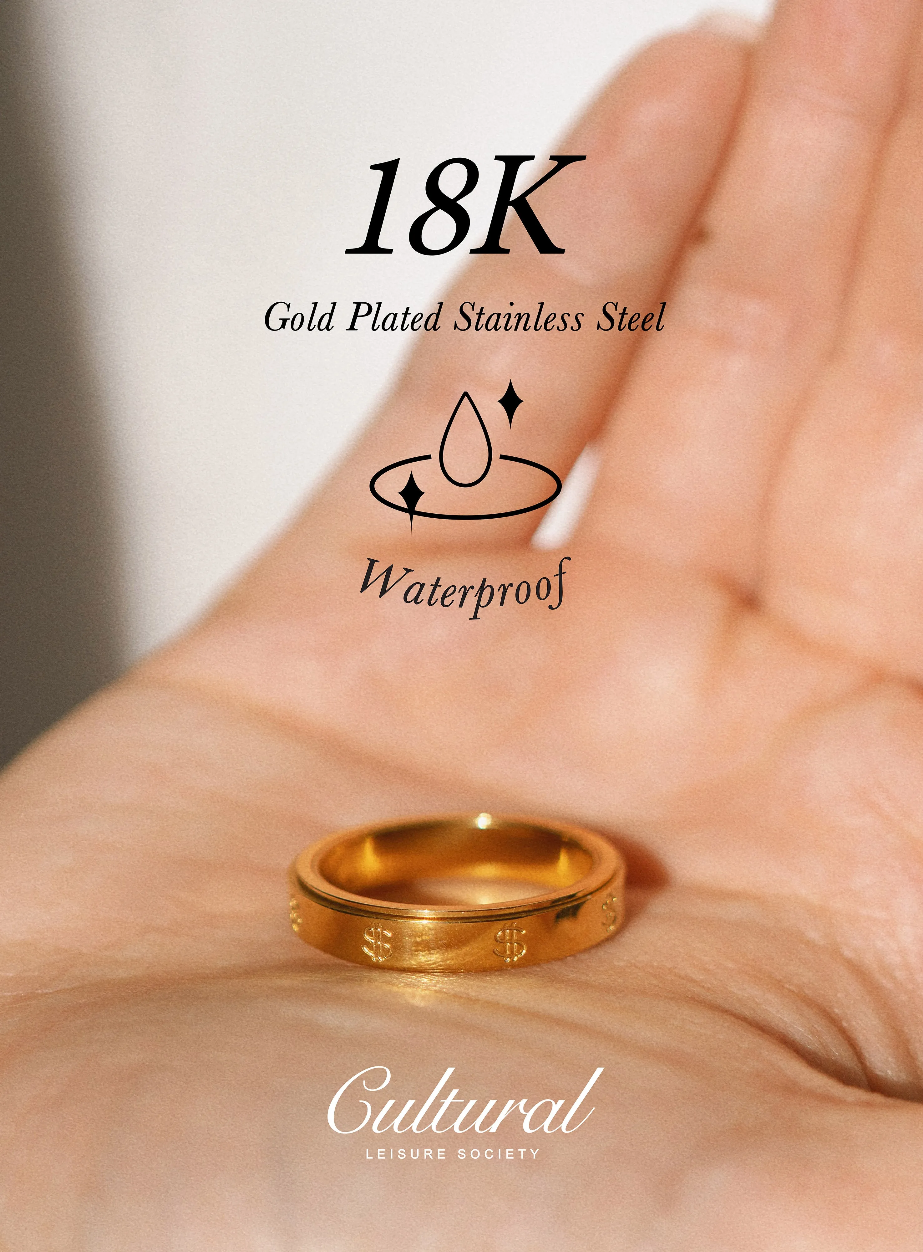 'Yes, I mean no' Key Tag Pendant • Gold sold by Matter Matters product image thumbnail 5