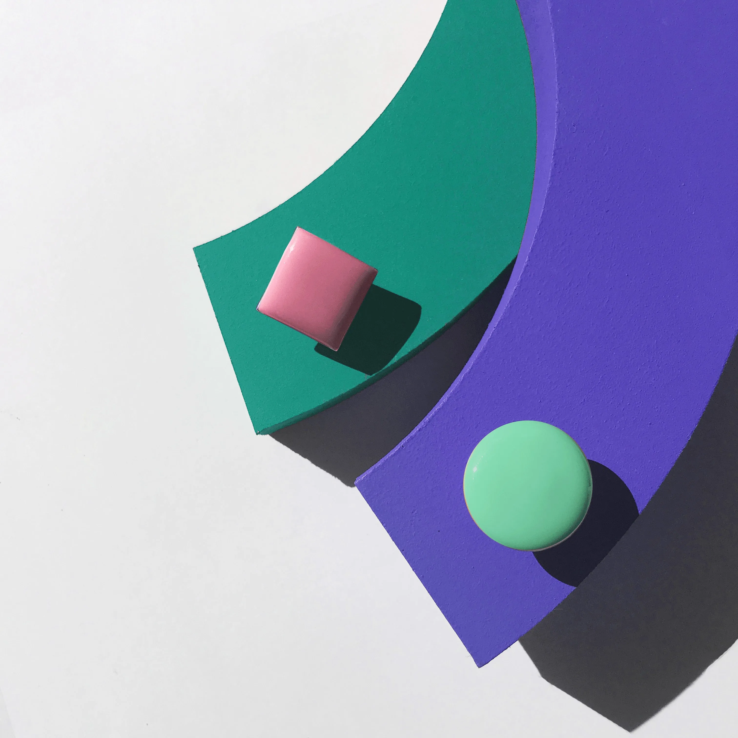 Circle Studs • Mint sold by Matter Matters product image thumbnail 3