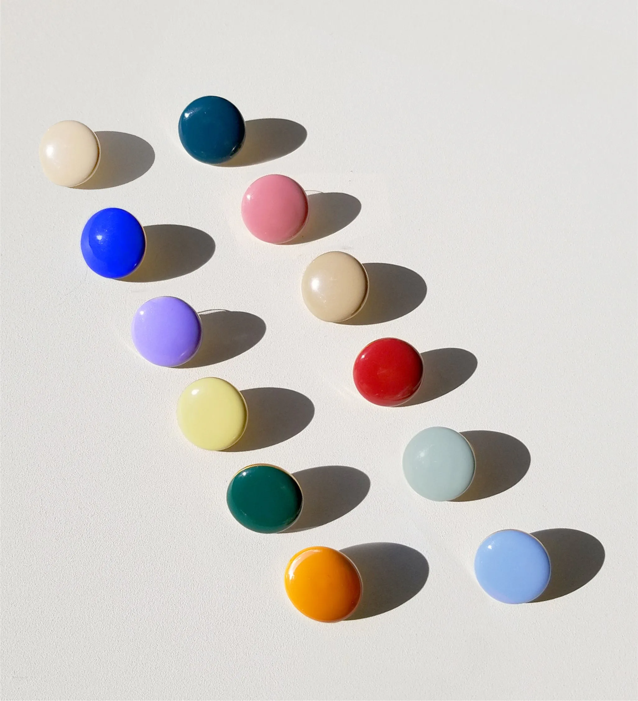 Circle Studs • Orange sold by Matter Matters product image thumbnail 4