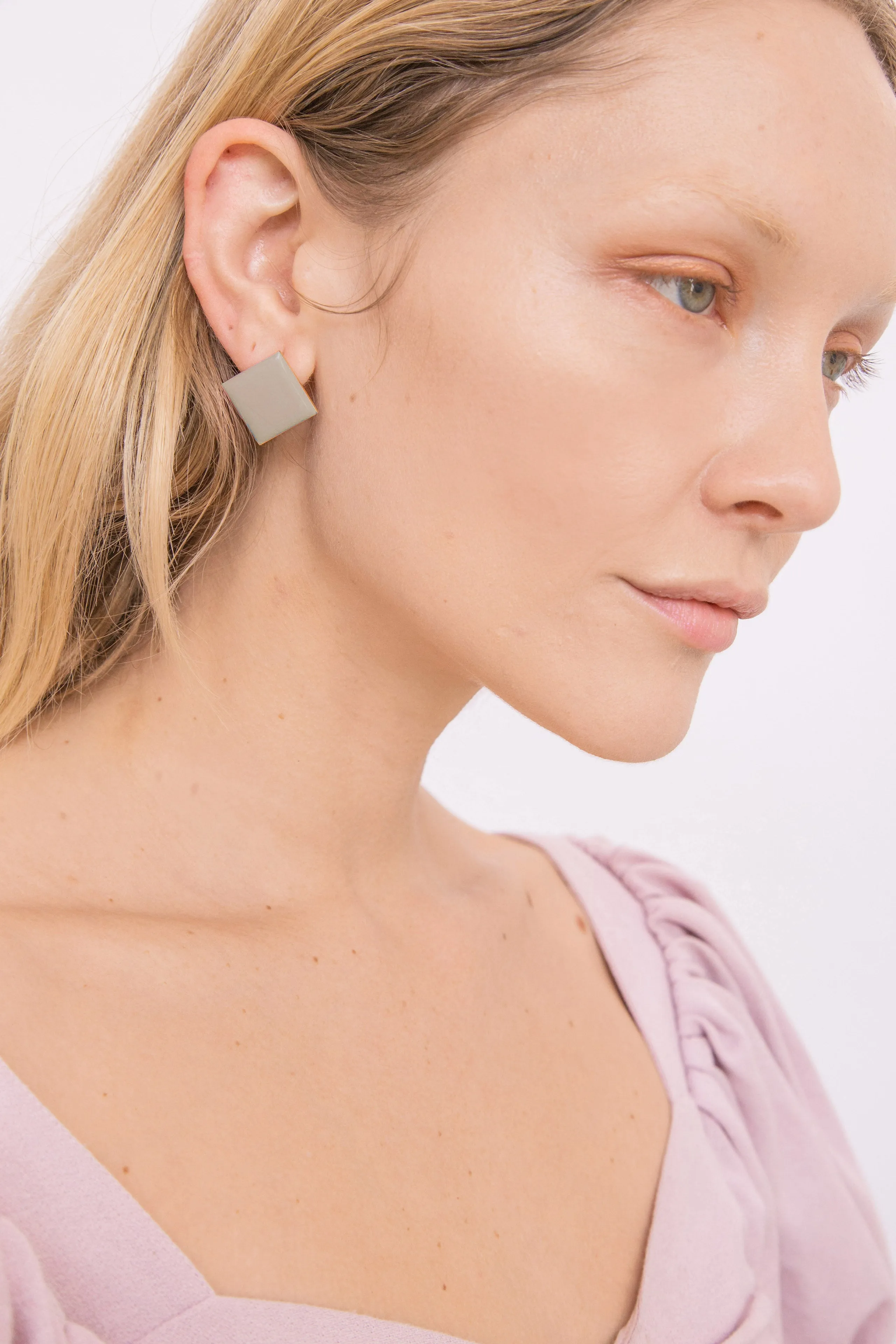 Diamond Studs • Warm Brown sold by Matter Matters product image thumbnail 2