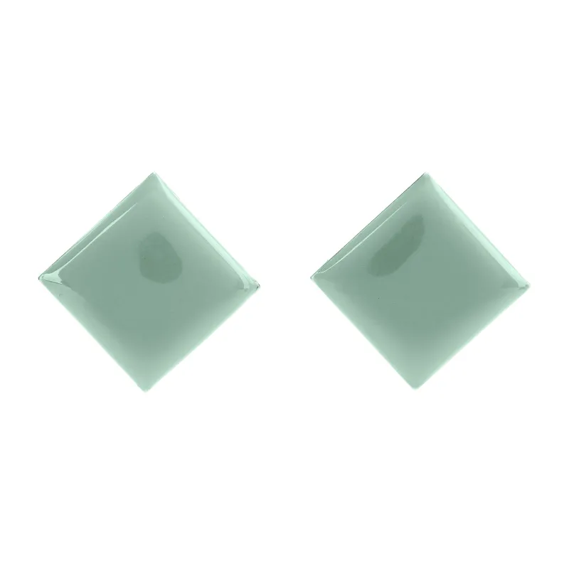 Diamond Studs • Pea Green sold by Matter Matters