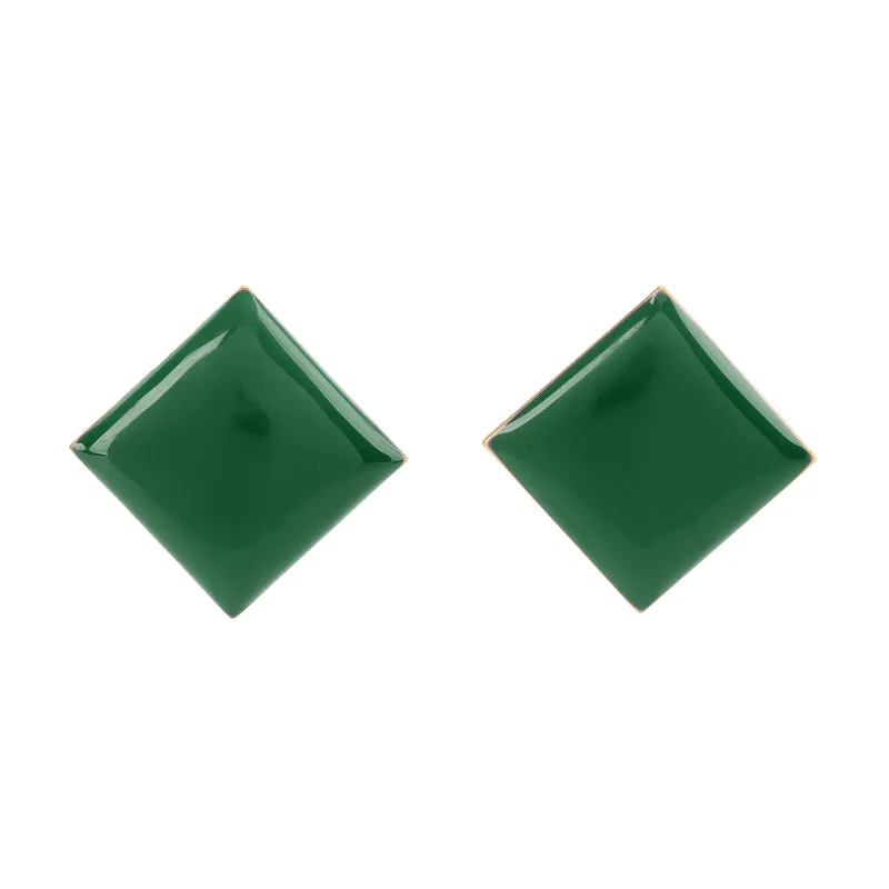 Diamond Studs • Forest Green sold by Matter Matters