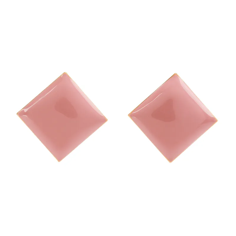 Diamond Studs • Peach Blossom sold by Matter Matters