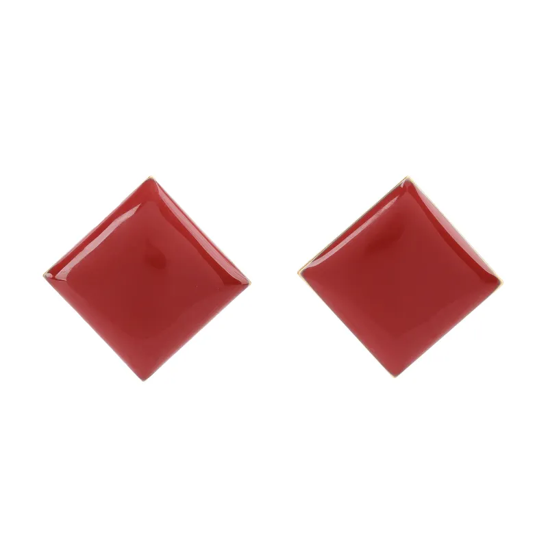 Diamond Studs • Maroon sold by Matter Matters
