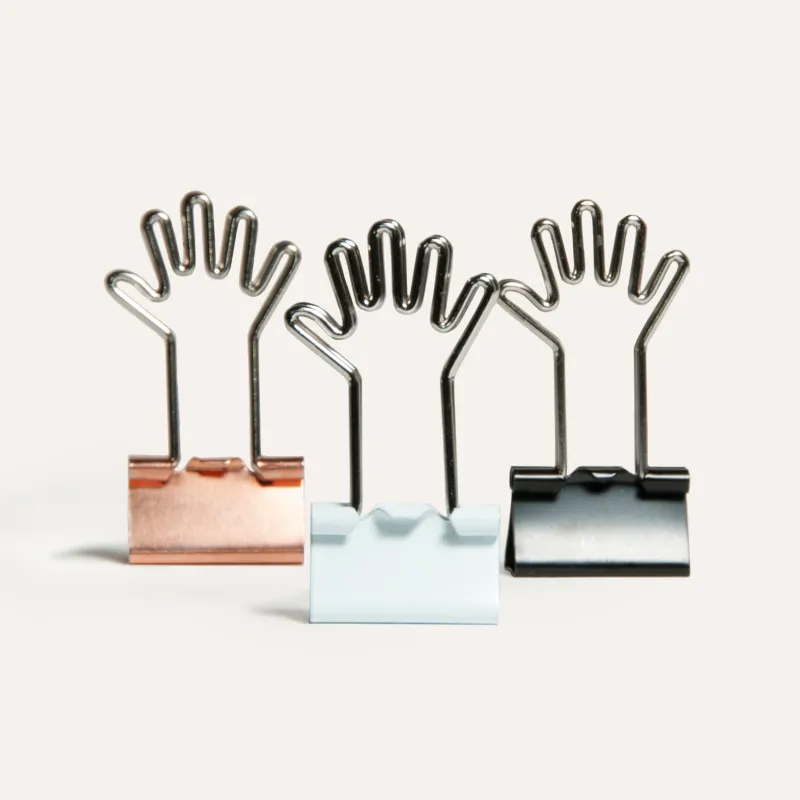 Wask Studio / Hug Me Binder Clips sold by Matter Matters
